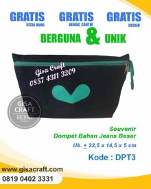 Souvenir Dompet Jeans