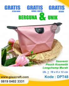Souvenir Pouch Kosmetik Longchamp Murah DPT48