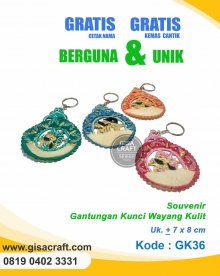 Souvenir Gantungan Kunci Wayang Kulit GK36