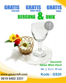 Souvenir Gelas Wine Kecil GS20