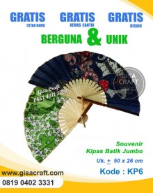 Souvenir Kipas Batik Jumbo