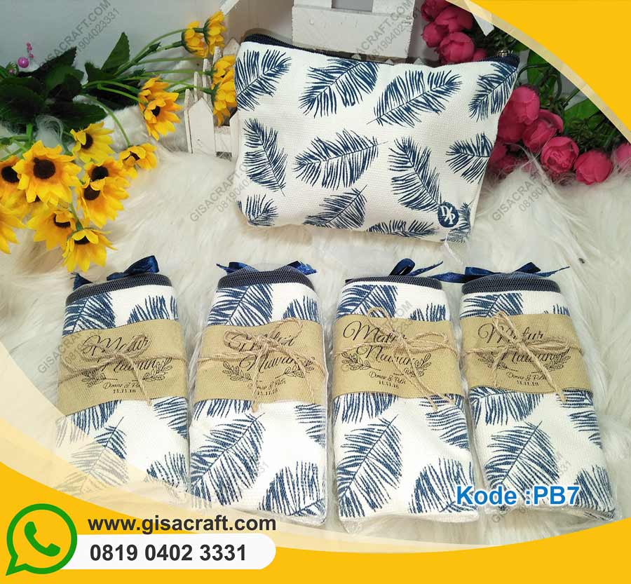 Pouch Blacu Sablon Souvenir Semarang PB7 Pouch Blacu Sablon Souvenir Semarang PB7