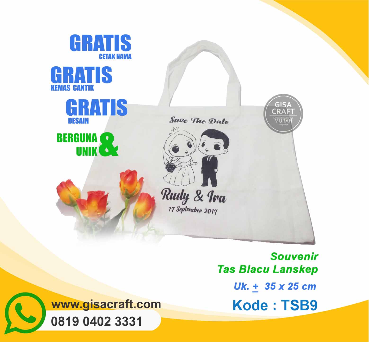 Souvenir Tas Blacu Lanskep TSB9 Souvenir Tas Blacu Lanskep TSB9