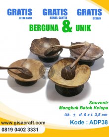 Souvenir Mangkuk Batok Kelapa ADP38