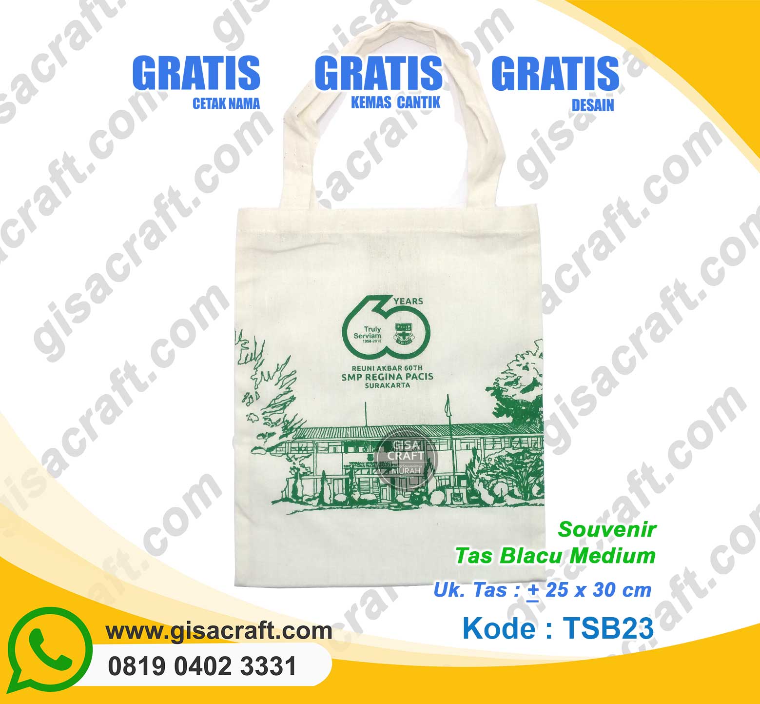 Souvenir Tas Blacu Medium TSB23 Souvenir Tas Blacu Medium TSB23