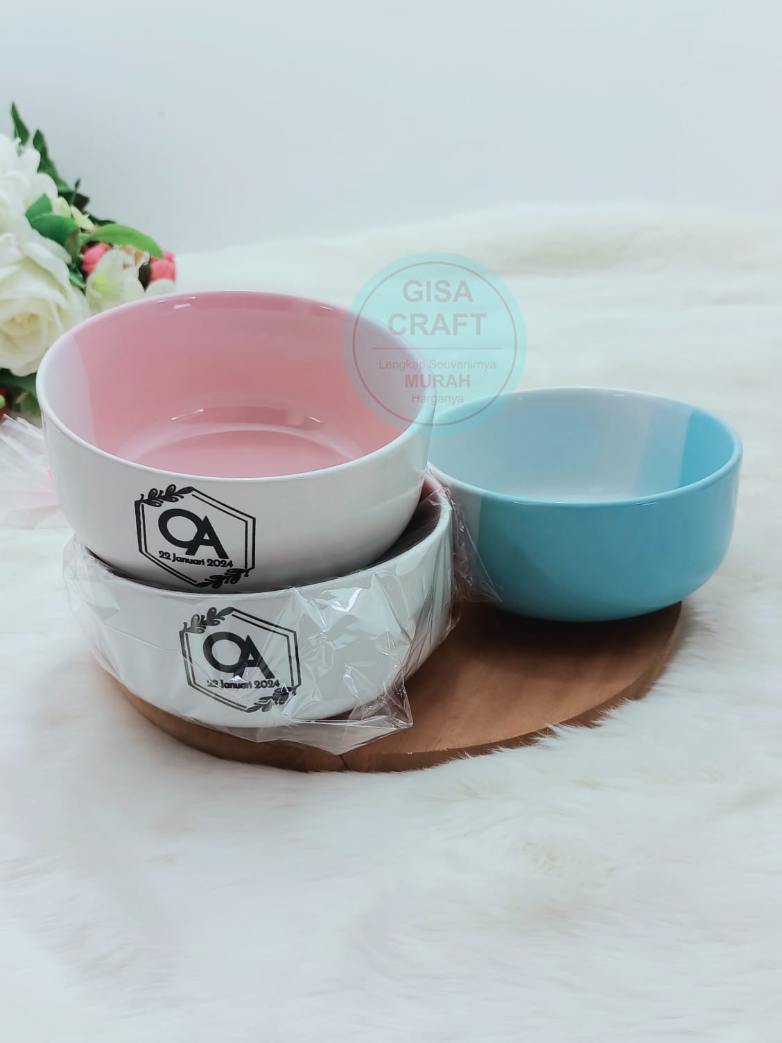 mangkuk two tone