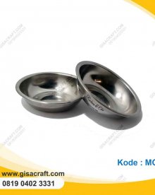 Souvenir Piring Sambal 8 cm Stainliss MG20