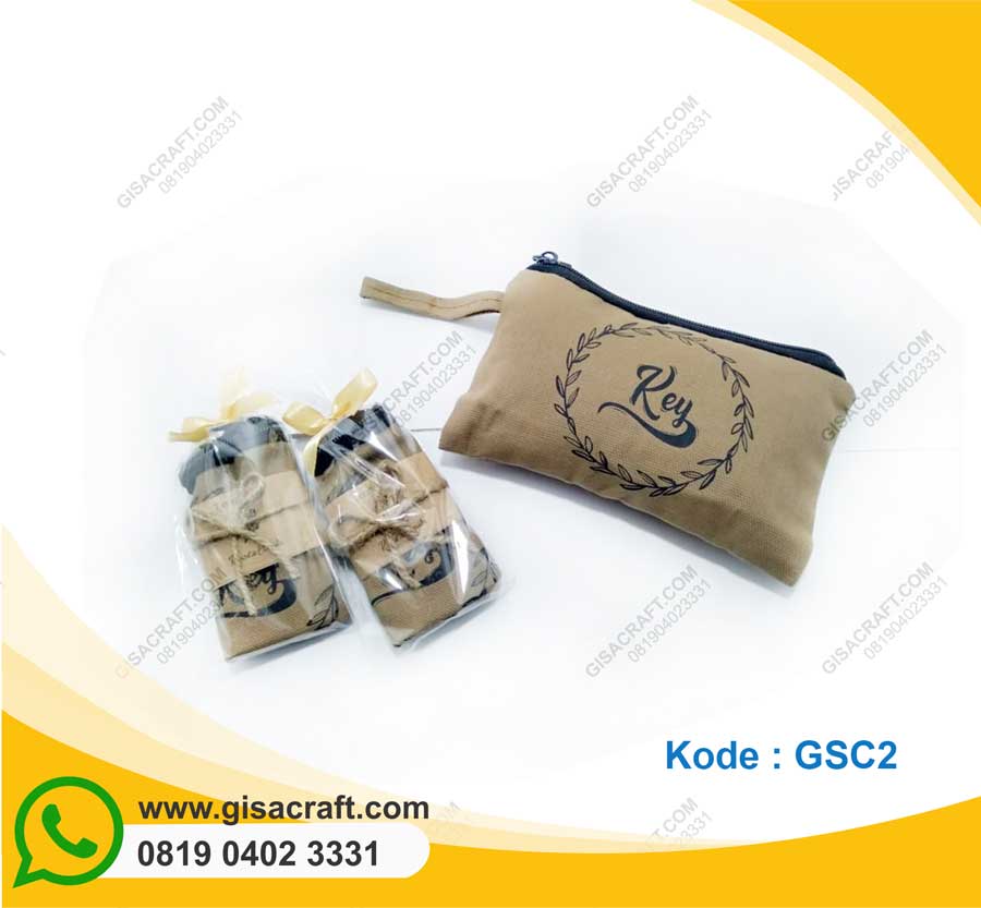 Souvenir Pouch Kanvas Polos Tanpa Lapisan Dg Tali Cantelan GSC2 Souvenir Pouch Kanvas Polos Tanpa Lapisan Dg Tali Cantelan GSC2