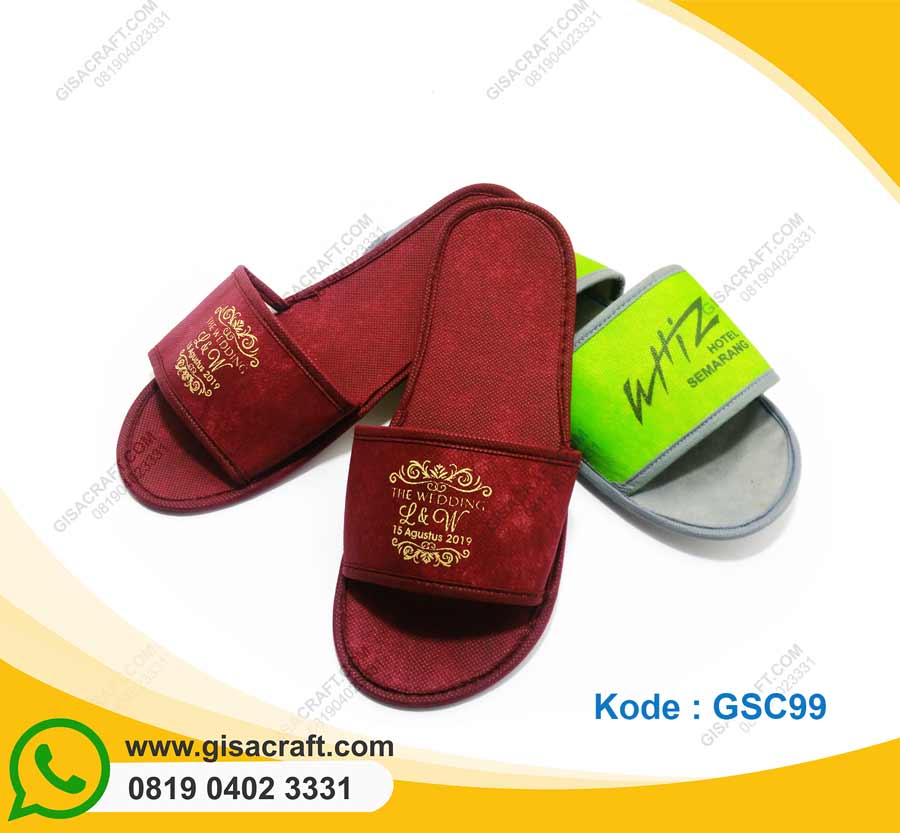 Sendal Hotel Lapis Kain Furing GSC99 Sendal Hotel Lapis Kain Furing GSC99