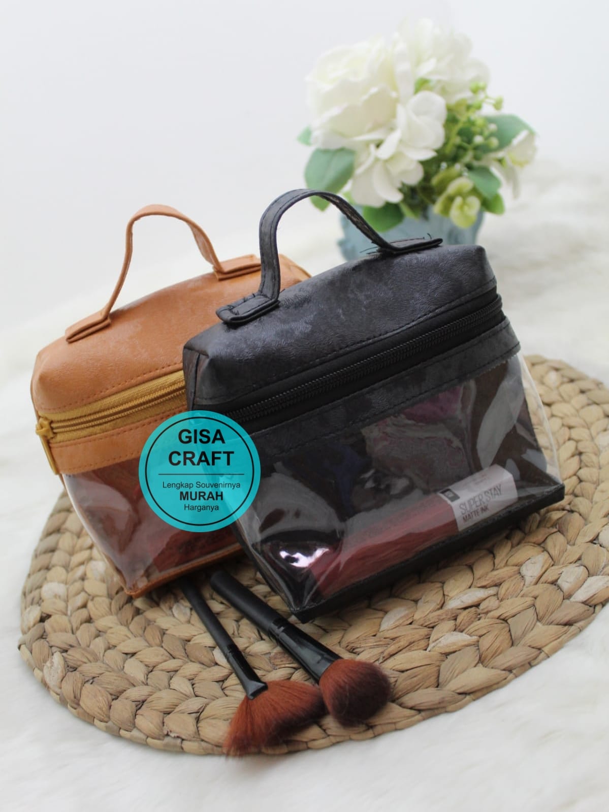 PRADA BULU KOMBINASI MIKA 14X14X5